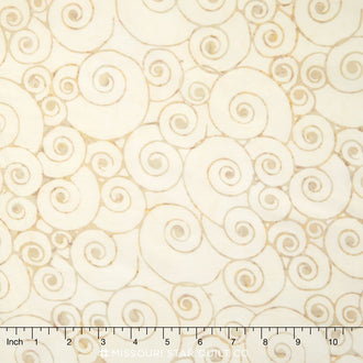 Tonga Batiks - Romance Cream Yardage
