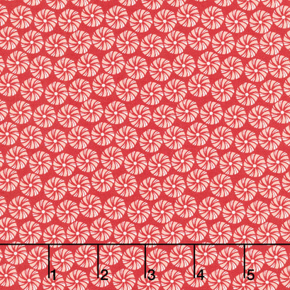 Christmas is in Town - Peppermints Red Yardage