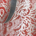 Holiday Flourish 11 - Silver Ornaments Scarlet Metallic Yardage