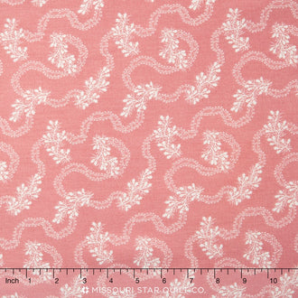 Isabella - Vine Coral Yardage