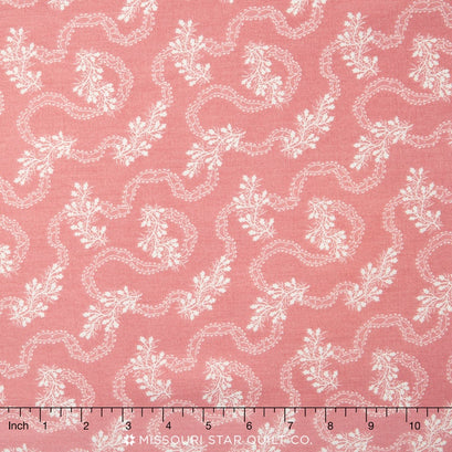 Isabella - Vine Coral Yardage