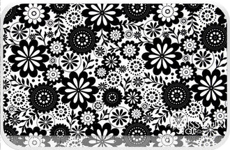 Evening Blooms - Floral White Yardage