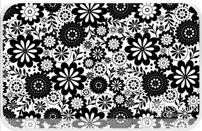 Evening Blooms - Floral White Yardage