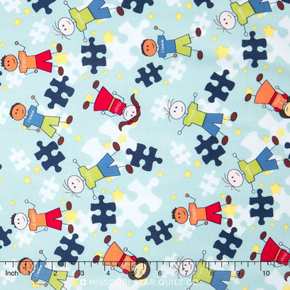 Pieces of Hope 2 - Main Blue Yardage