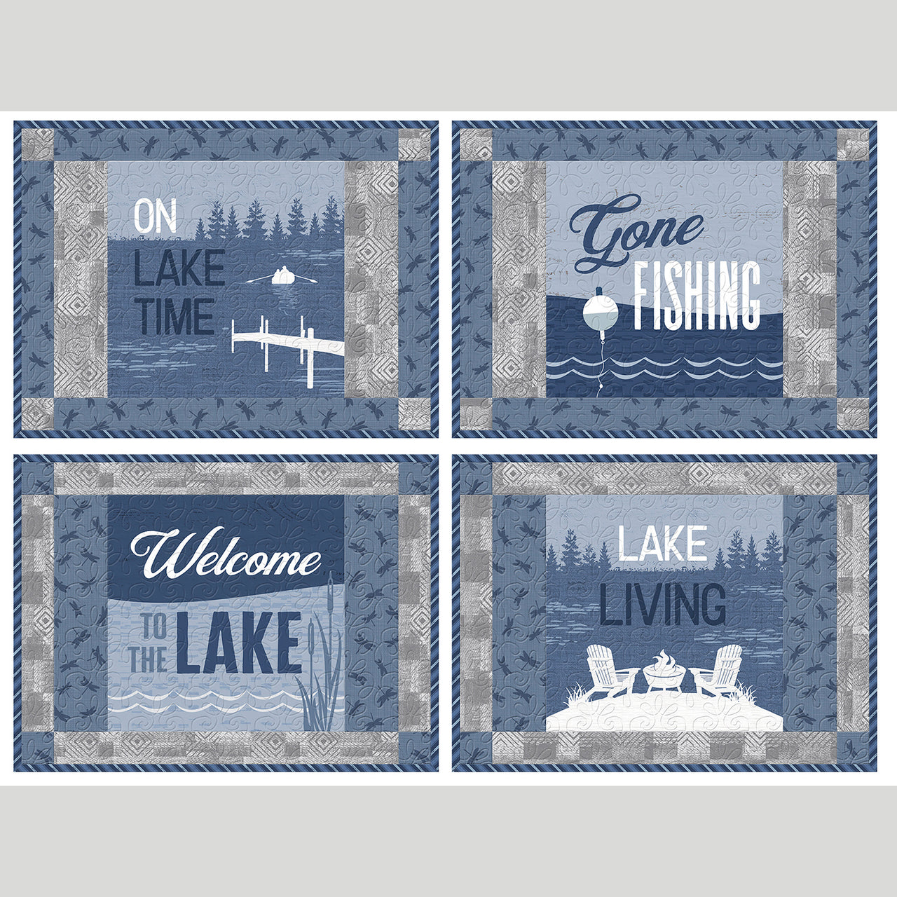 Lake Retreat Place Mats Kit