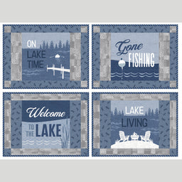 Lake Retreat Place Mats Kit