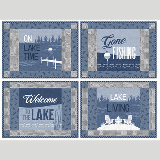 Lake Retreat Place Mats Kit