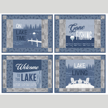 Lake Retreat Place Mats Kit