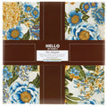 Avery Hill Blue Metallic Ten Squares