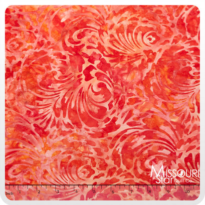 Artisan Batiks - Elementals Whirlwind Strawberry Yardage