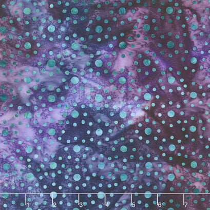 Artisan Batiks - Anemone Dots Plum Yardage