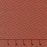 Pam's Patchwork Stars - Broken Oval Red Yardage