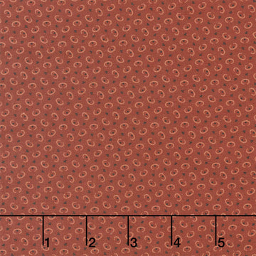 Pam's Patchwork Stars - Broken Oval Red Yardage