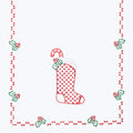 Stocking Embroidery Table Runner Kit