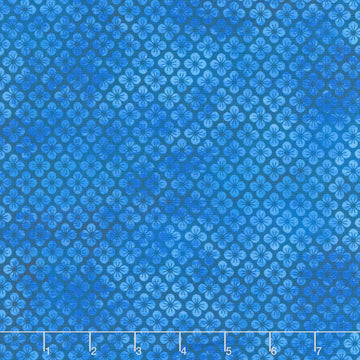 Oriental Gardens - Blossom Blue Yardage Primary Image