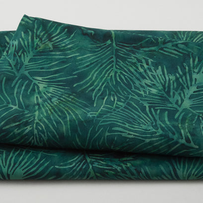 Winter Wonders Batiks - Pineneedles Green Pine 2 Yard Cut