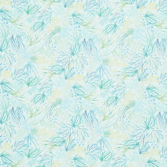 Seascape - Coral Seaweed Green Aqua Yardage