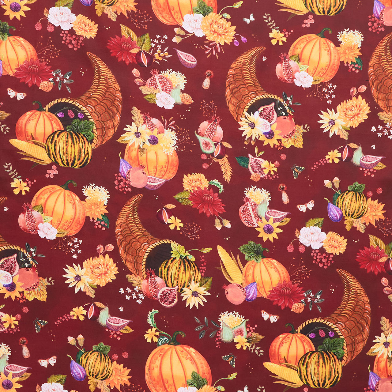 Thankful (Robert Kaufman) - Cornucopia Roasted Pecan Yardage Primary Image