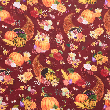 Thankful (Robert Kaufman) - Cornucopia Roasted Pecan Yardage Primary Image
