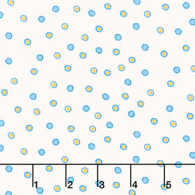 At the Cottage Favorites - Dots Blue Yardage Primary Image