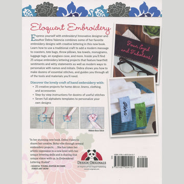 Embroidered Letting Book Alternative View #1