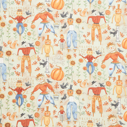 Bittersweet Farm - Scarecrows Main Cornsilk Yardage