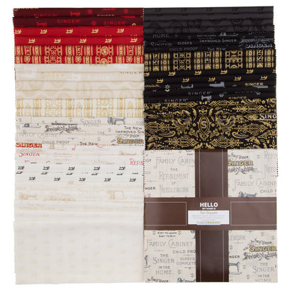 Sewing with Singer Metallic Ten Squares