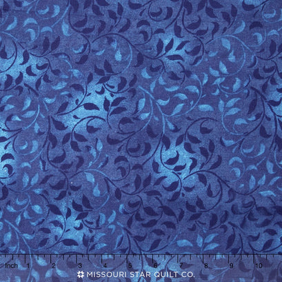 Wilmington Essentials - Climbing Vine Medium Blue 108" Backing