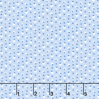 Blast from the Past - Squares Blue Yardage