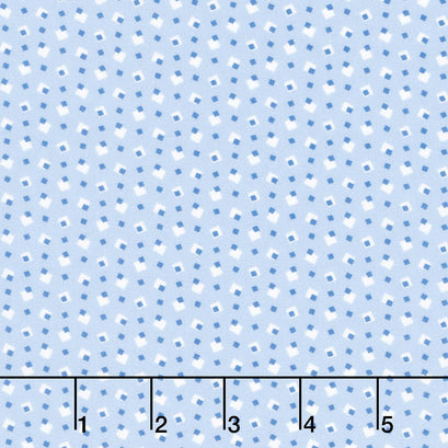 Blast from the Past - Squares Blue Yardage