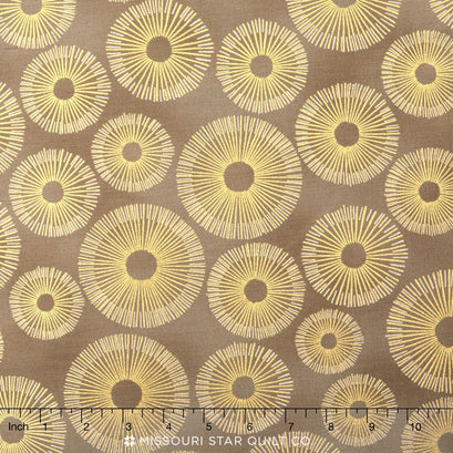 Sparkle - Circlet Taupe Metallic Yardage