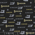 Sewing with Singer - Sewing Black Metallic Yardage