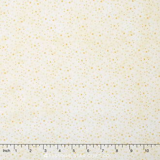 Wilmington Essentials - Vanilla Cream Petite Dots Warm Ivory Yardage