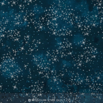Sugar Plum - Starry Night Midnight Metallic Yardage