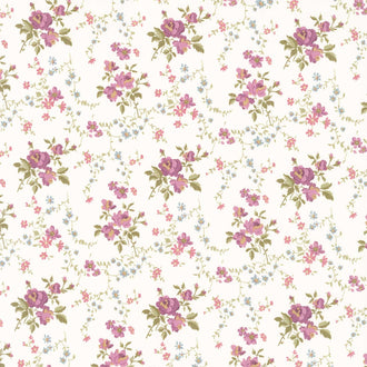 Anne of Green Gables - Floral Vine Cream Yardage