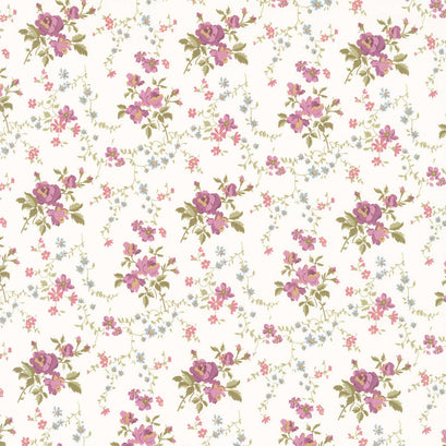 Anne of Green Gables - Floral Vine Cream Yardage