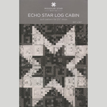 Missouri Star Blackout Echo Star Log Cabin Quilt Kit