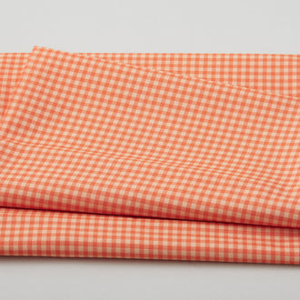 Sunflower Festival - Checkered Orange 2 Yard Cut