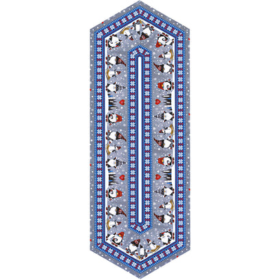 Nordic Gnomes Easy Stripe Table Runner Kit