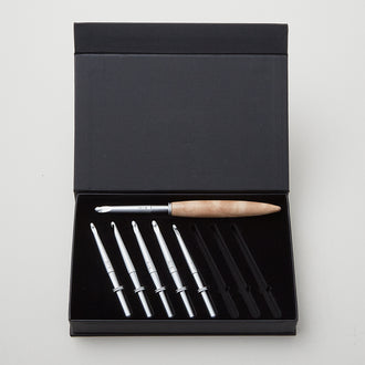 Sawyer Creek Artistry Interchangeable Crochet Hook Set - Maple/Slim