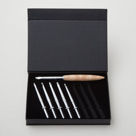 Sawyer Creek Artistry Interchangeable Crochet Hook Set - Maple/Slim Primary Image