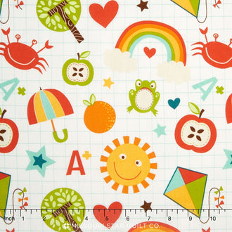 School Days - Main Cream Yardage