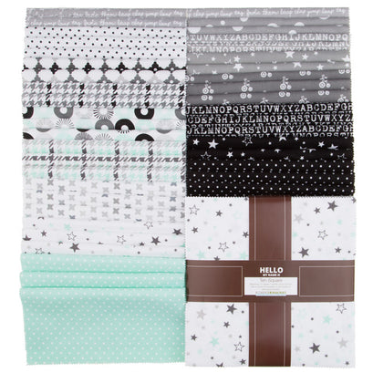 Cozy Cotton Flannels Cool Mint Ten Squares