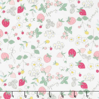 Serendipity - Strawberries Cream Yardage
