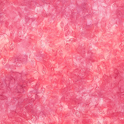 Breezy Batiks - Falling Leaves Red Daiquiri Yardage