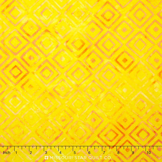 Tonga Batiks - Piñata Diamonds Lemon Yardage
