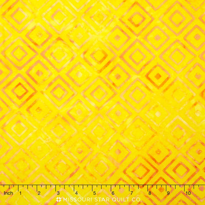 Tonga Batiks - Piñata Diamonds Lemon Yardage
