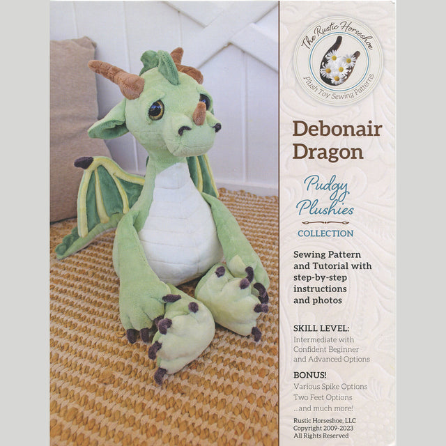 Debonair Dragon Pudgy Plushies Pattern Primary Image