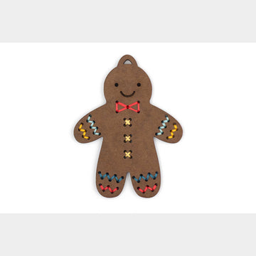 Gingerbread Kid Stitched Ornament Kit Primary Image