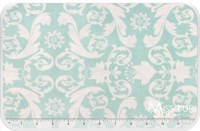 Kensington - Damask Blue Yardage